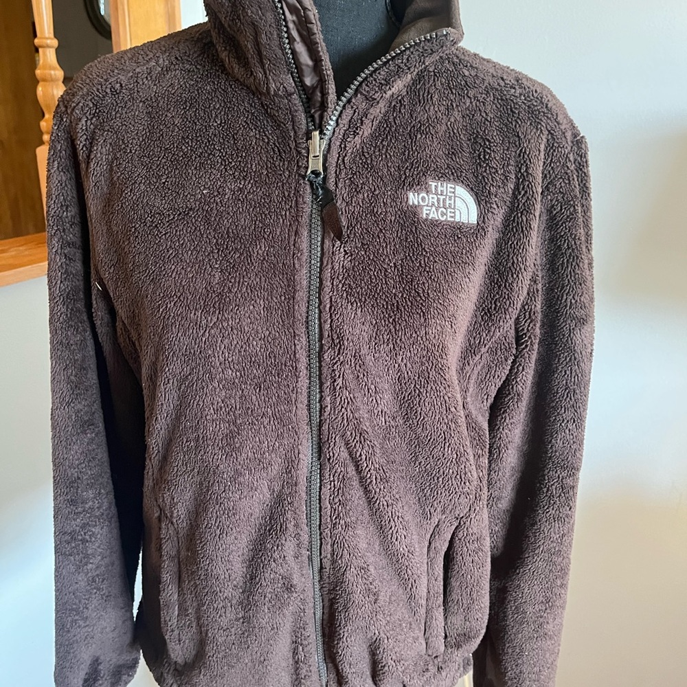 The North Face Brown Sherpa Full Zip Jacket Size M